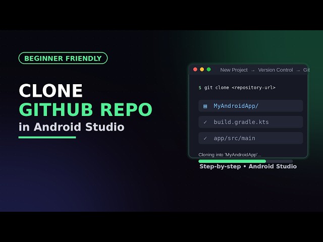 How to Import a GitHub Project in Android Studio (2026) - Full Guide || Clone GitHub project