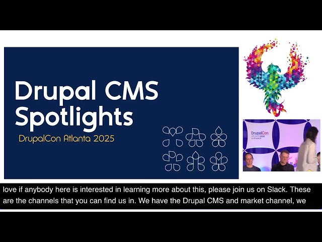 Keynote - Drupal CMS Spotlights | DrupalCon Atlanta 2025