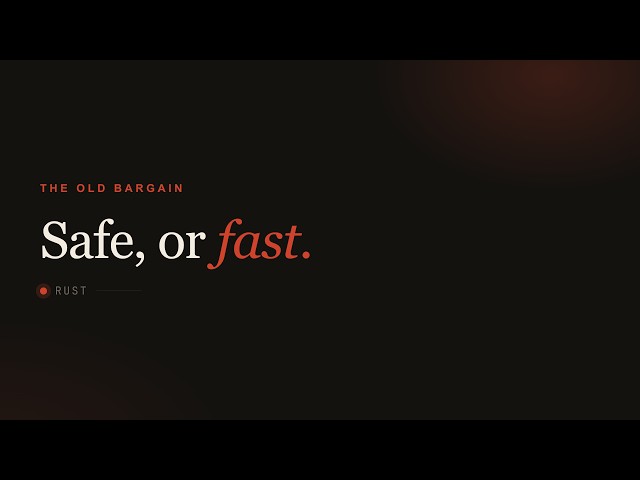 Falling for Rust: Performance Without Fear