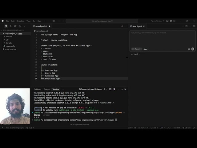 Build a Django Admin Panel in 30 Minutes | Course Model, Migrations & Admin | Day 19