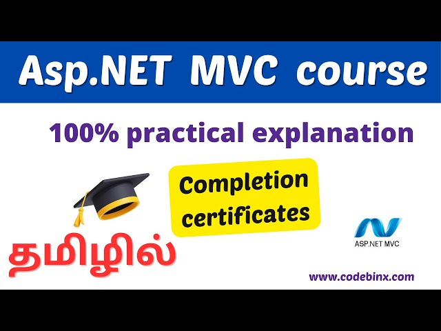 Asp.Net MVC full course for beginners|complete MVC course in tamil|MVC tutorial in Tamil|Codebinx