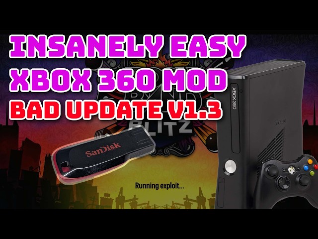 Mod your Xbox360 with just a USB drive - Bad Update V1.3
