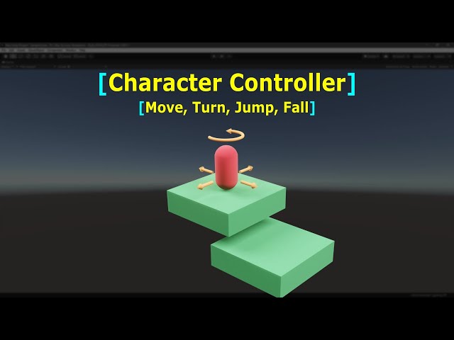 Player Movement using Character Controller(Move, Turn, Jump, Fall) | Unity Game Engine