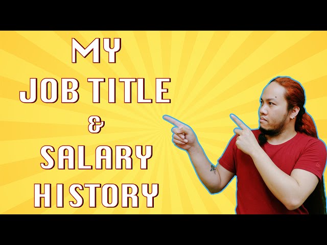 Job Title and Salary History ni Pro Grammer TV | Vlog #11