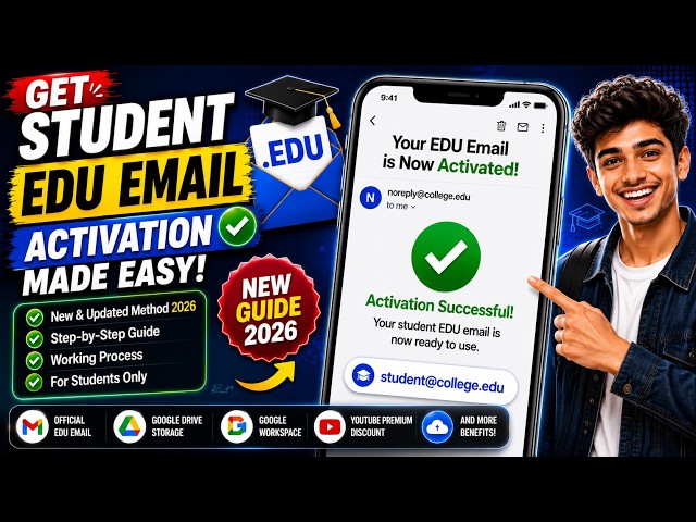 Get Student EDU Email Activation Made Easy | New Guide 2026 ✅