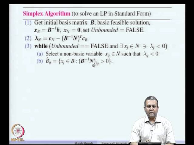Mod-09 Lec-34 Simplex Algorithm and Two-Phase Method