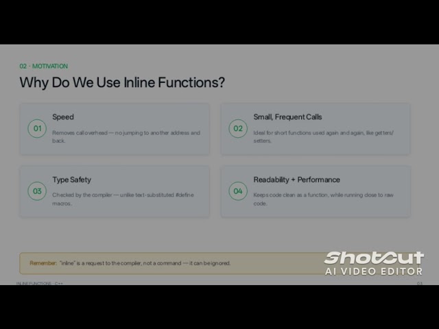Inline function 