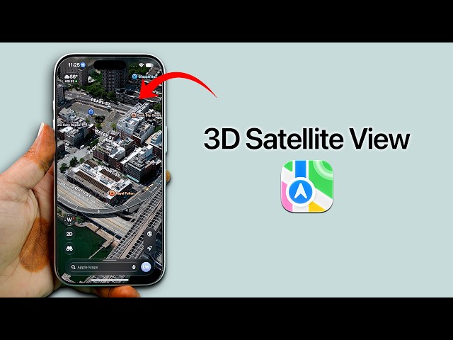 How To Change Apple Maps to Satellite View on iPhone?