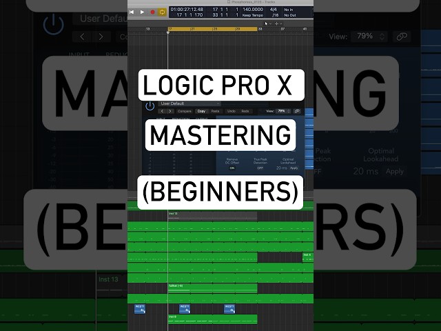 How to Master Songs in Logic Pro X (Beginner)
