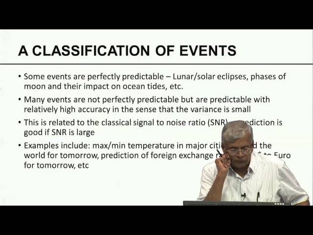 Mod-10 Lec-40 Predictability A stochastic view and Summary