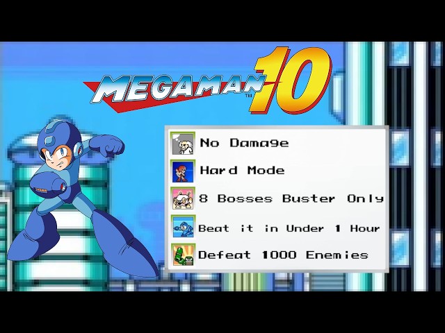 Mega Man 10 - All Achievements Run (Stream 5)