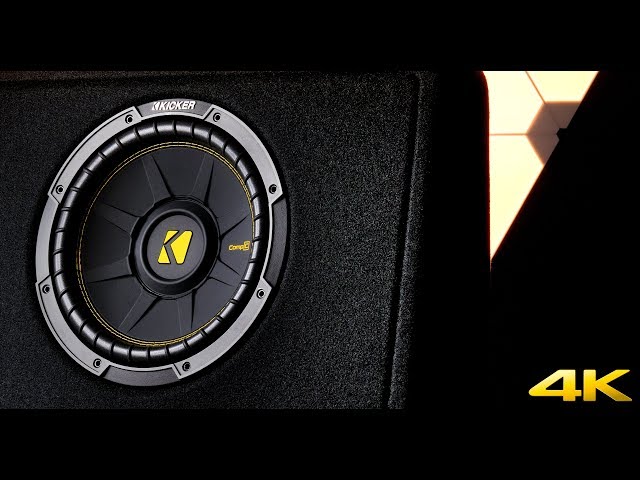Kicker CompC 10" Thin Profile Subwoofer Enclosures - 44TCWC10
