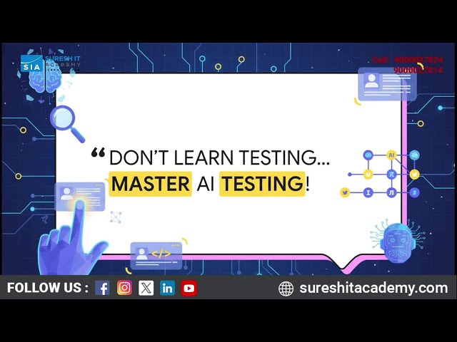 AI Is the Future of Software Testing Careers. Learn Testing at Suresh IT Academy