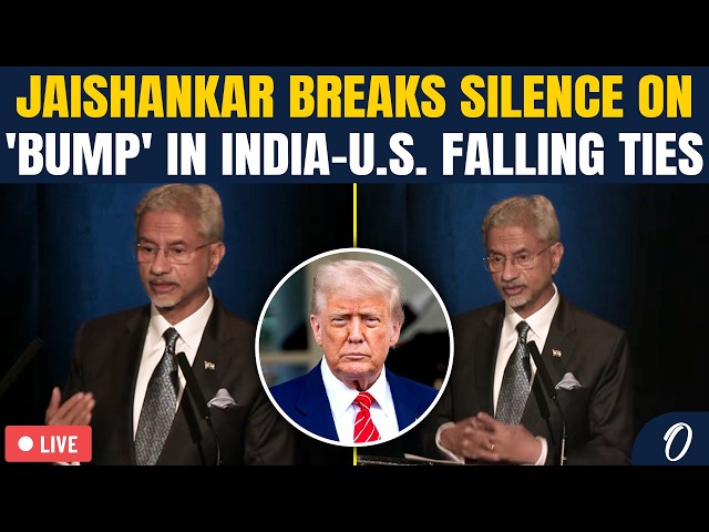 LIVE: Jaishankar Reveals What’s Causing "Bumps" In India-US Ties | Pakistan's BIG Role