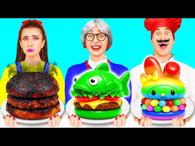 Me vs Grandma Cooking Challenge | Delicious Recipes Parara Best