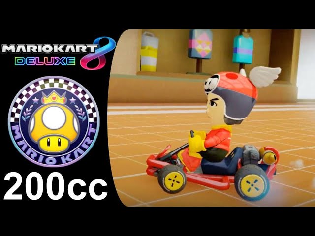 Mario Kart 8 Deluxe - Booster Course: Golden Dash Cup | 200cc