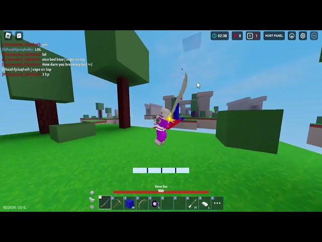 Top 1 PLAYER 1v1s an EXPLOITER in roblox bedwars