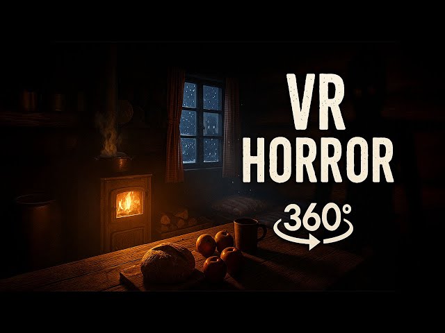 VR 360° Horror : The Snowbound Cabin | 8K Experience with Spatial Audio