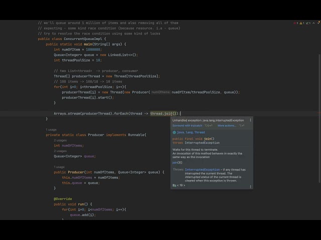 Thread safe Queue  | Multithreading | Locks | JAVA