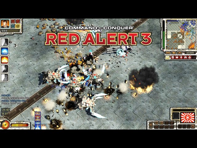 Command and Conquer Red Alert 3 Craft MOD TD Tower Defense Gameplay