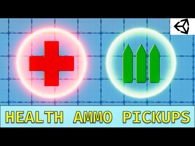 Unity - Health and Ammo Pickups [AI #10]