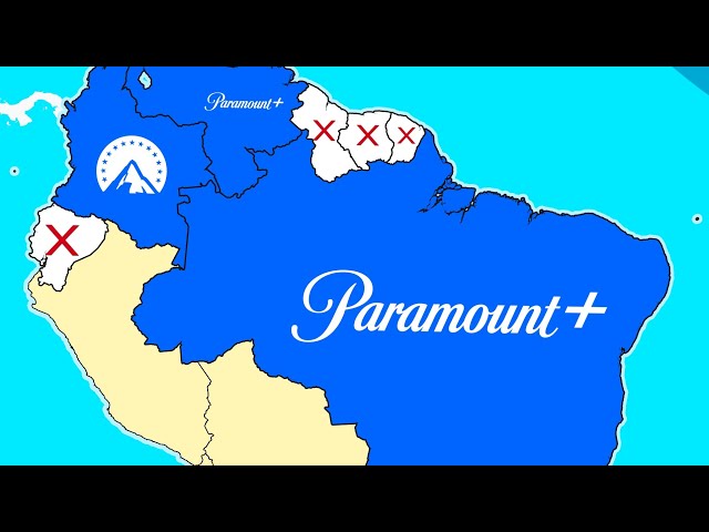 All Countries With PARAMOUNT PLUS in 2026