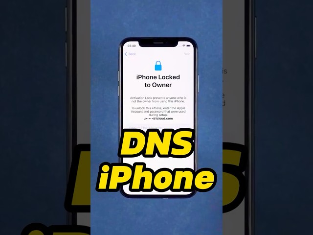 ¡Salta el bloqueo iCloud con un truco DNS! 🔥 #shorts #dns
