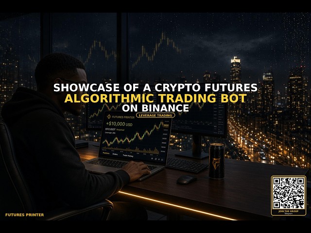 Live Showcase of a Crypto Futures Algorithmic Trading Bot on Binance