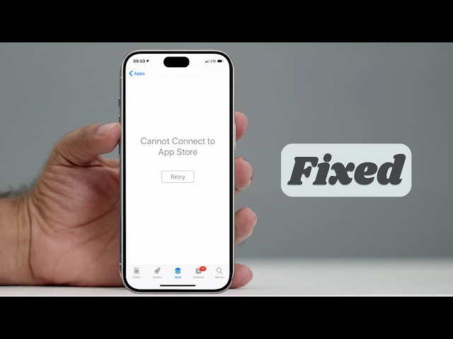 iPhone 18 Pro / 18 Pro Max: Cannot Connect to App Store? Here’s How to Fix It!