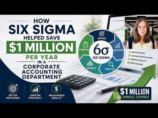 How Six Sigma Saved My Accounting Department $1 Million Per Year