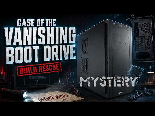 THE CASE OF THE VANISHING BOOT DRIVE | Carey Holzman Build Rescue