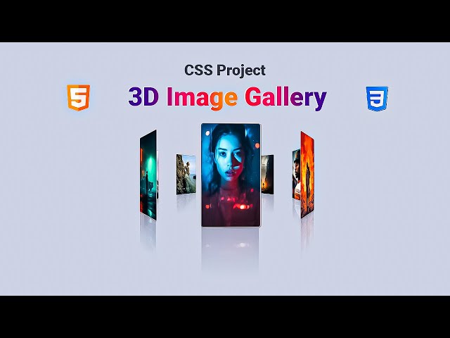 Create a 3D Image Carousel Animation with Pure HTML CSS | No JavaScript! | MZCode01 #css #coding
