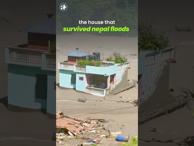 how did this house survive nepal’s deadly floods? #shorts