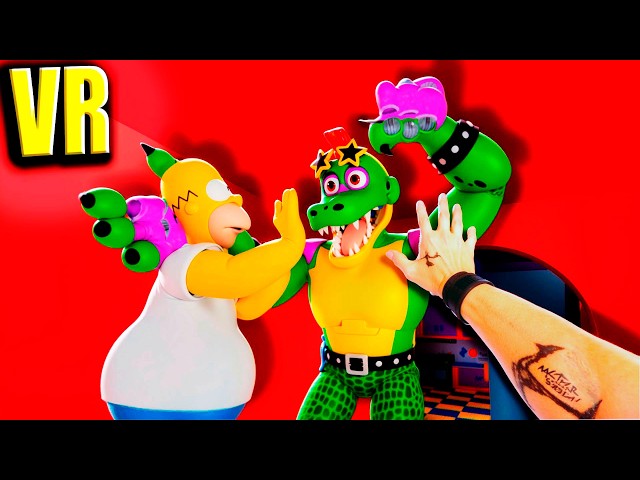 VR Giga Monty me protege de Homero Simpson en Bonelab FNAF COOP Bonelab