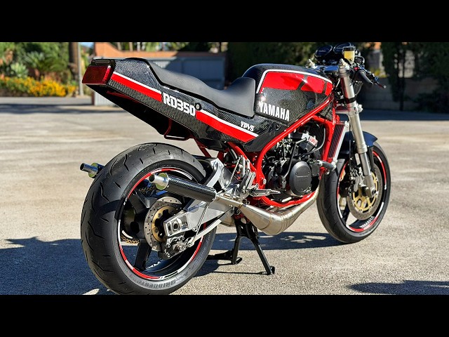 I BUILT a FULL CARBON Yamaha RD350 | RESTOMOD
