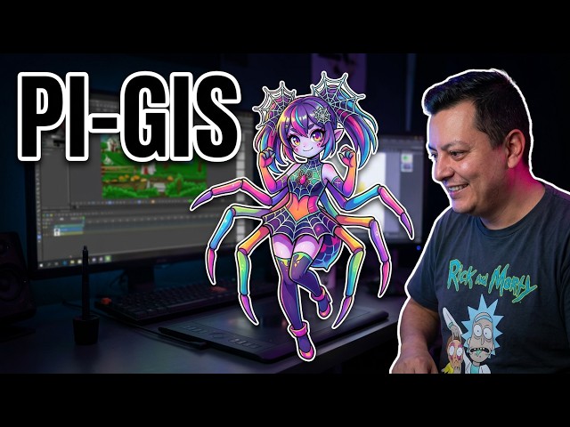 🎨🐧 #Tutorial #OpenToonz + #Linux 💻✨ Dibujando #Anime #Cartoon 🎉 pigis la araña 🍻💃 practicando