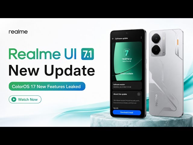 Realme UI 7.1 Update For Realme P3 Pro, P3, and P4 | ColorOS 17 Features
