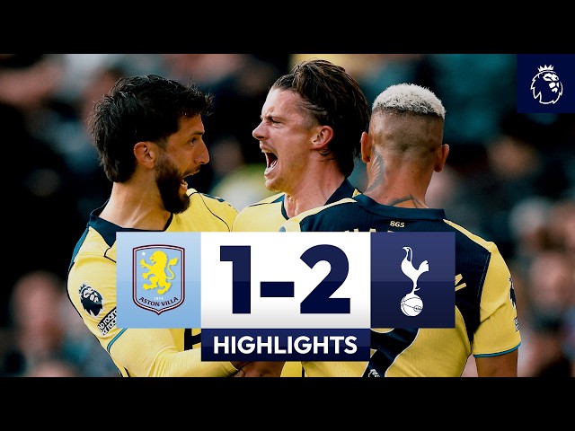 Conor Gallagher's First Spurs Goal! | Aston Villa 1-2 Spurs | Premier League Highlights