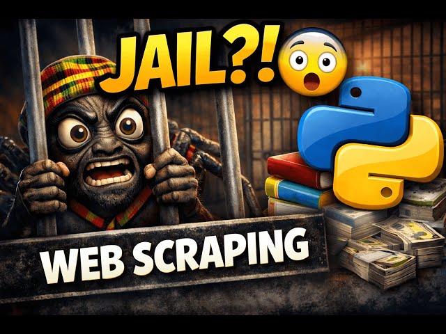 Is Web Scraping Illegal? 👮🏾‍♂️ Python Web Scraping Tutorial [No Talking] 🕷️