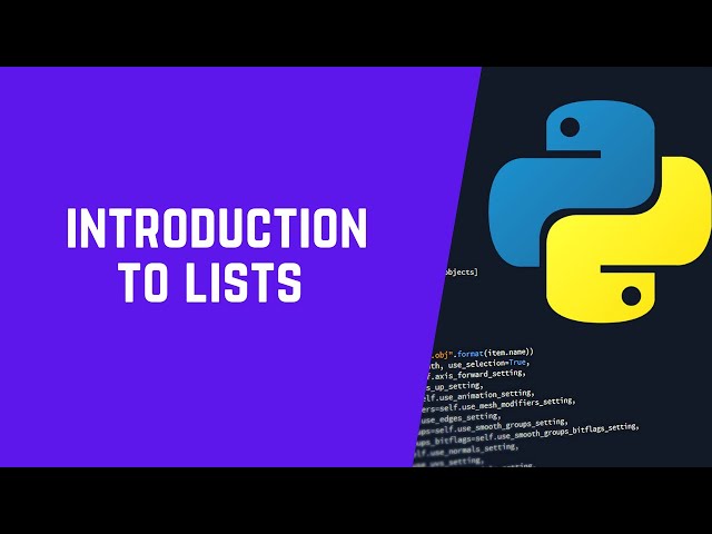 Introduction to Lists in python