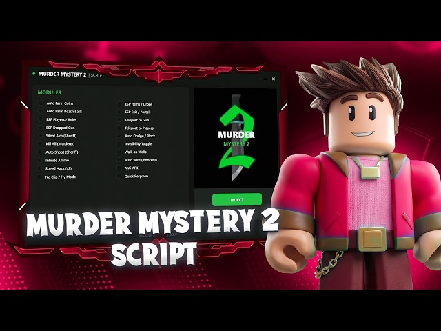 Murder Mystery 2 Script | New ESP + Kill Aura After Update