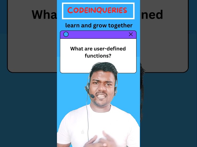 user defined functions in SQL? #sql #sqlinterview #dataanalysis #interview #leetcode #shorts