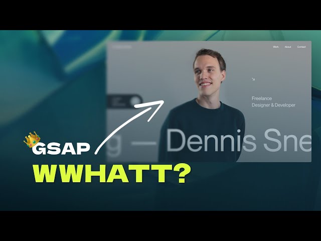 I Recreated This $100K Portfolio's Loading Animation