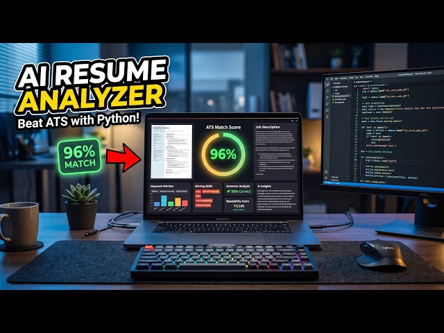 Build an AI Resume Analyzer with Python Beat ATS & Match Any Job Description! #Python #AI #Streamlit
