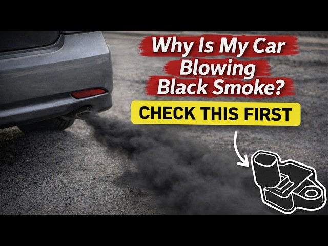 If Your Car Smokes Black ,  Check These 5 Parts First