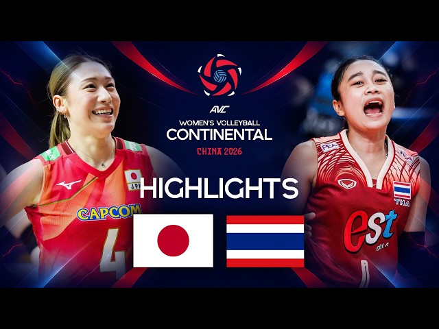 Japan 🇯🇵 vs. Thailand 🇹🇭 - Semi Finals | AVC Women's Continental Championship 2026 | Highlights
