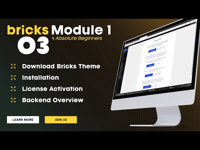 Learn Bricks WordPress #03 ► Installation, Activation & Overview  ∫  Total Beginners Tutorial 2026