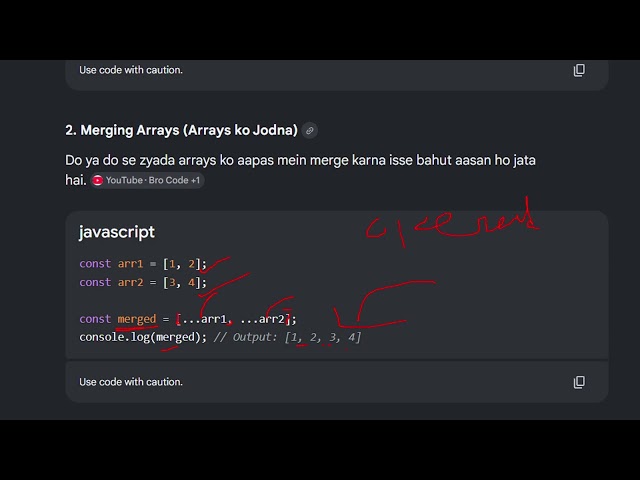 JavaScript Spread Operator Explained in Hinglish | Complete Guide