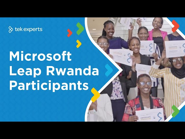 Microsoft Leap Rwanda Participants