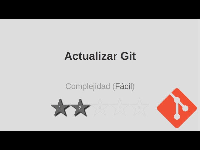 Actualizar Git